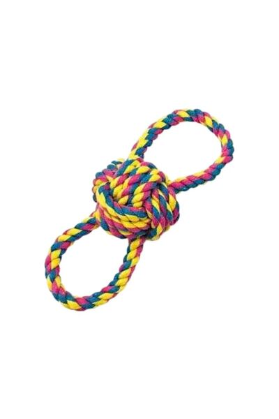 Tradesor Παιχνίδι κατοικιδίου σχοινί με μπάλα - 22cm - 12pcs - 550628