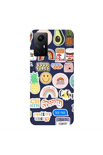 Other Xiaomi Redmi Note 12s Good vibes Dark blue Colored Silicone TPU Θήκη