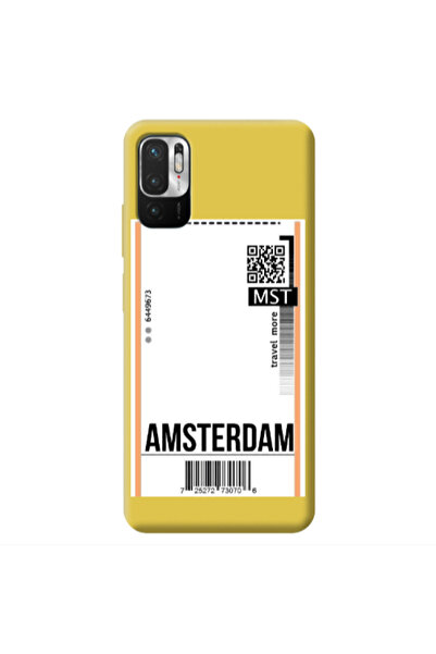 Other Xiaomi Redmi Note 10 Pro 5G Amsterdam Travel More Yellow Colored Silico...