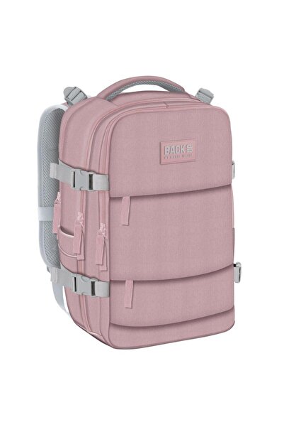 Derform Rucsac/ghiozdan școlar și bagaj de mână avion - culoarea roz, Backup