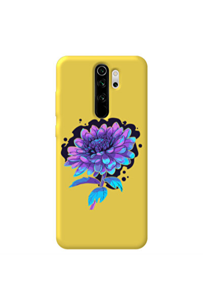 Other Xiaomi Redmi Note 8 Pro Witch flower Yellow Colored Silicone TPU Θήκη