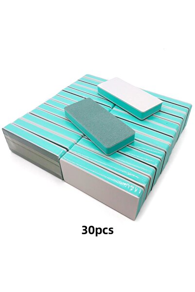 Choice 30pcs Nail Buffers 30pcs Set Dual-Sided Nail Buffing Block Green Core ...