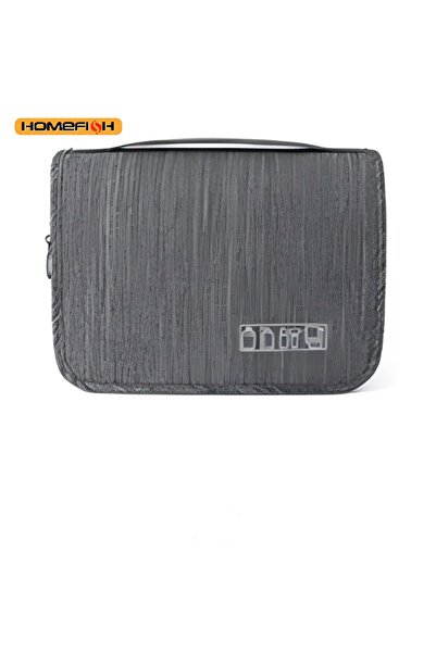 Choice1 Grey Homefish Wall-Mounted Travel Personal Hygiene Bag Cosmetics and ...