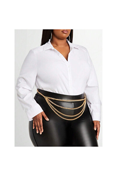 Choice StyleA 1pc Women Plus Size Gold Alloy Multi-Layer Waist Chain Fashion ...