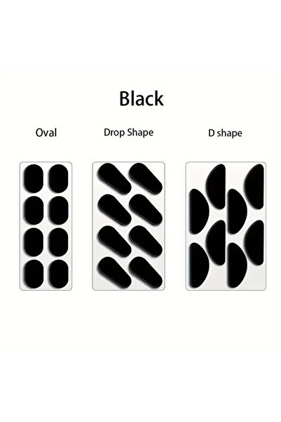 choice2 Black 3-Style 3pcs Self-adhesive Soft Foam Anti-slip Glasses Nose Pad...