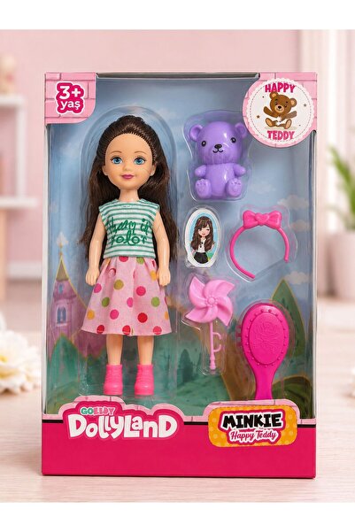 Gokidy LUVLIE Happy Teddy Plastik Bebek Oyuncak
