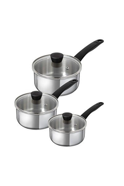 Kuhn Rikon Set de 3 oale de gătit, Kuhn Rikon, Classic, din oțel inoxidabil