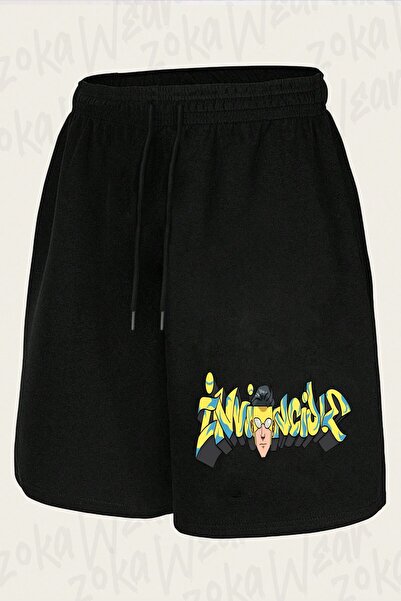 ZOKAWEAR Unisex Invincible V5 Design Printed Shorts