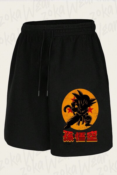 ZOKAWEAR Unisex σορτς με στάμπα Dragon Ball Son Goku