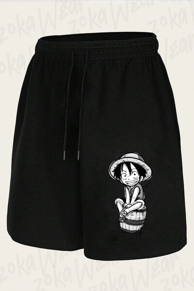 ZOKAWEAR Unisex One Piece Minimal Design Printed Shorts