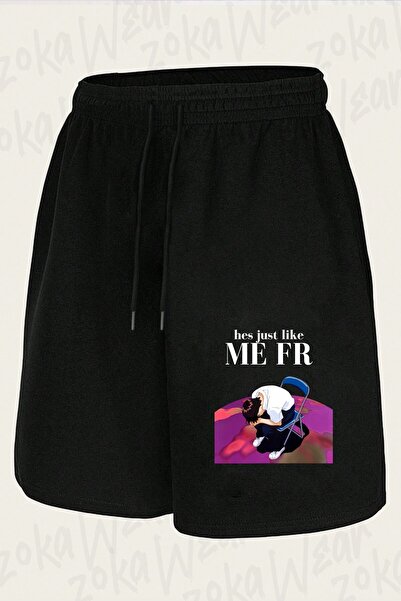 ZOKAWEAR Unisex Hes Just Like Me Fr Shinji Design Printed Shorts
