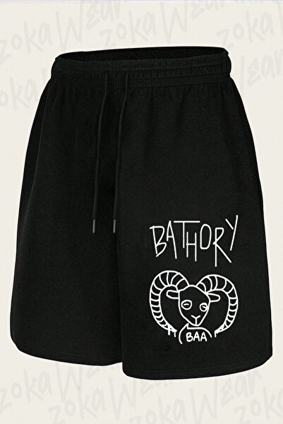 ZOKAWEAR Unisex Bathory Design Printed Shorts