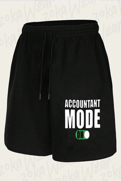 ZOKAWEAR Unisex Accountant Design Printed Shorts