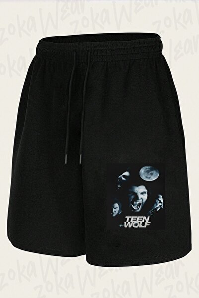 ZOKAWEAR Unisex Teen Wolf Design Printed Shorts