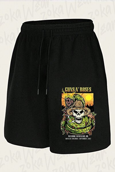 ZOKAWEAR Unisex σορτς με στάμπα Guns N Roses v22