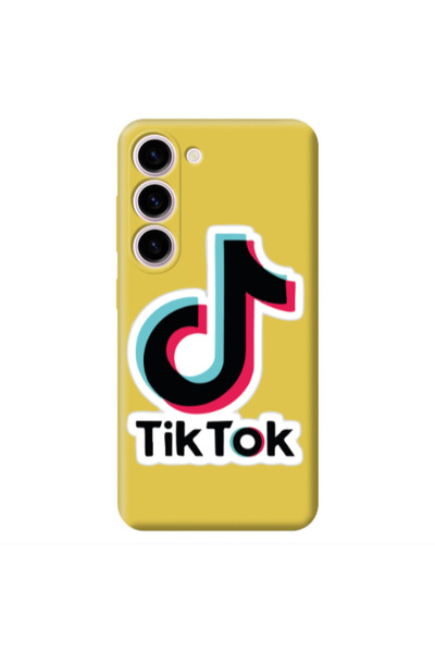 Other Samsung S23 Plus Tik Tok Yellow Colored Silicone TPU Θήκη