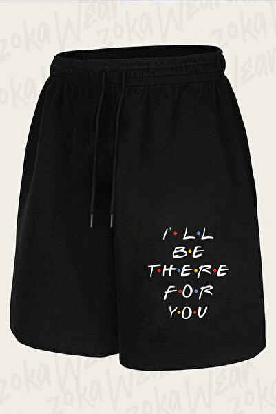 ZOKAWEAR Unisex Σορτς με στάμπα There Friends Design