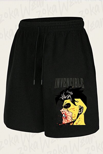 ZOKAWEAR Unisex Σορτς με στάμπα Invincible v16 Design