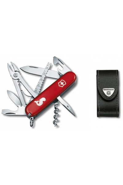 OEM Set briceag multifunctional/teaca, Victorinox Angler, Rosu