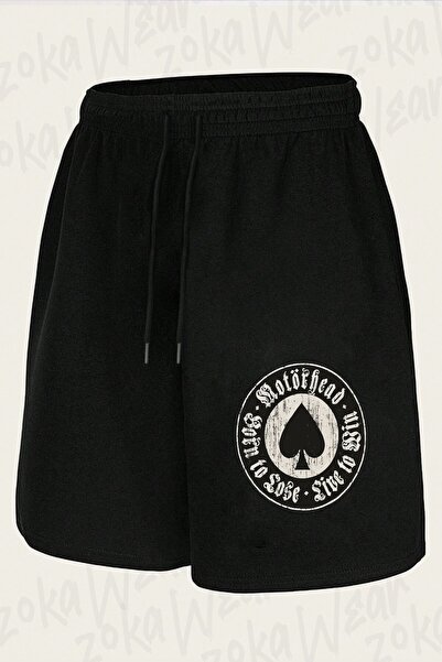 ZOKAWEAR Unisex Motörhead Design Printed Shorts