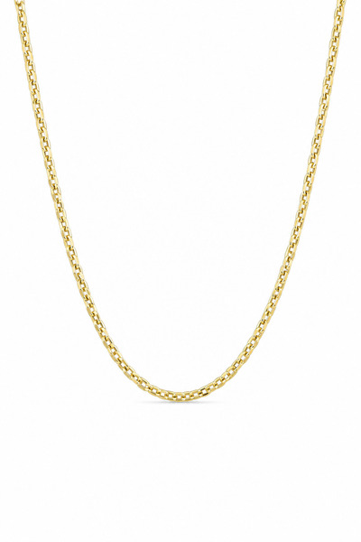 KAIROS JEWELRY 14 Ayar Altın Premium Forse Tıraşlı Zincir Kolye