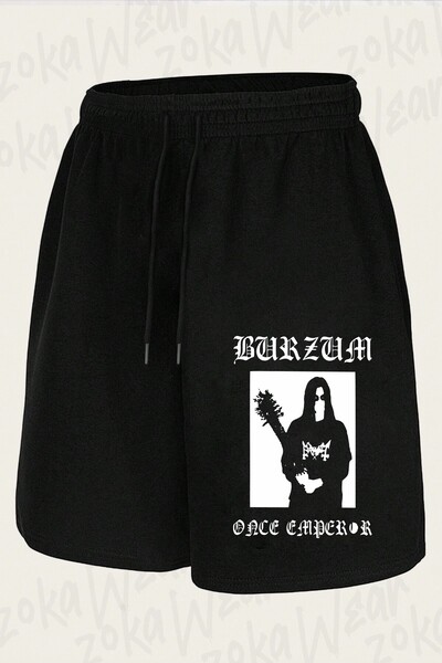 ZOKAWEAR Unisex Burzum V3 Design Printed Shorts