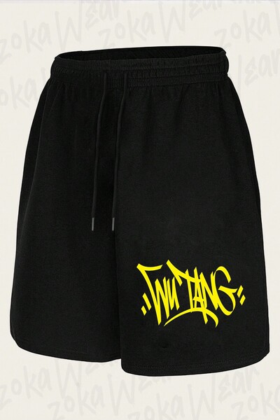 ZOKAWEAR شورت مطبوع بتصميم Wu Tang Clan v3 للجنسين