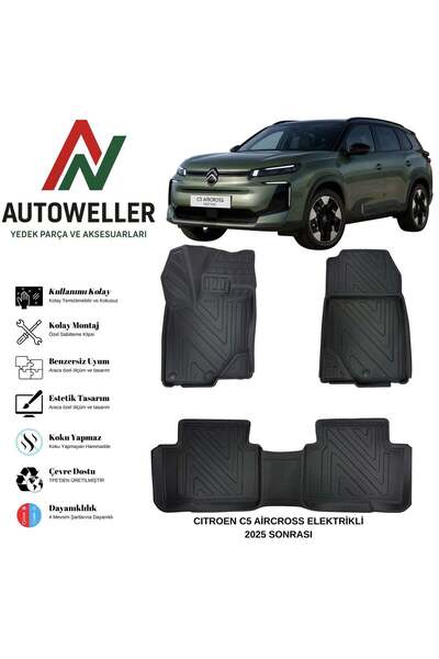 AutoWeller Citroen C5 Aircross 2025 Sonrası Havuzlu Oto Elektrikli Havuzlu 3D...
