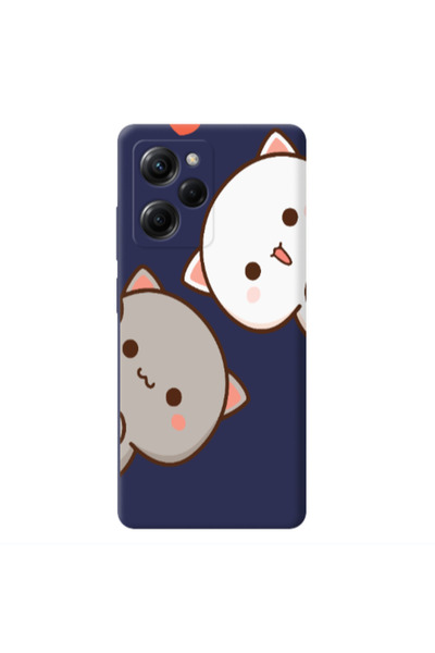 Other Xiaomi Poco X5 Pro We are here Dark blue Colored Silicone TPU Θήκη