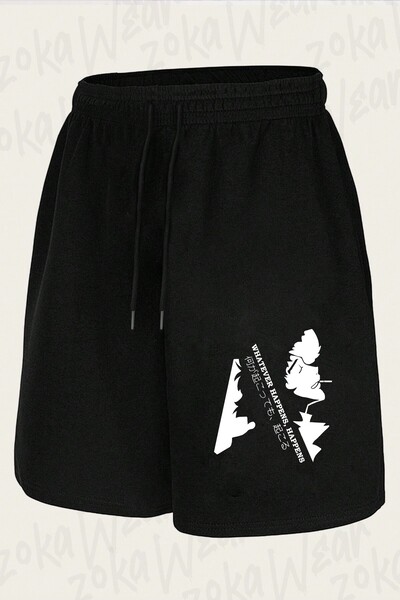 ZOKAWEAR Unisex Cowboy Bebop Spike Spiegel Character Design Printed Shorts