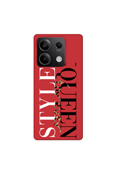 Other Xiaomi Redmi Note 13Pro 5G Mini Quen Forever Red Colored Silicone TPU Θήκη
