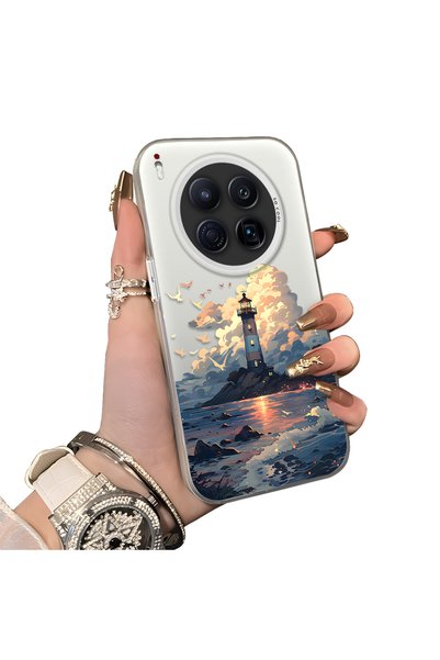 Hontinga Tecno Camon 40 Premier 5g Compatible Silicone Edge Hard Back Case Co...