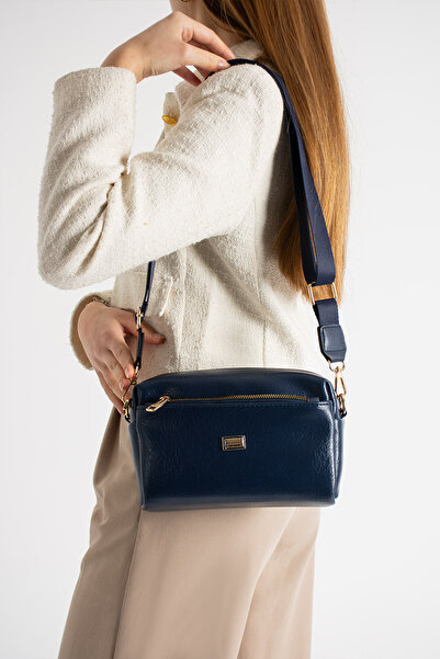 Sanmorris Adjustable Thick Strap Women's Cross Shoulder Bag with Front Zipper...