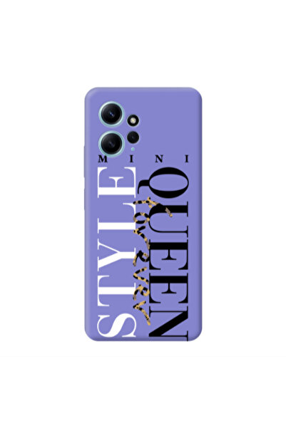 Other Xiaomi Redmi Note 12 4G Mini Quen Forever Purple Colored Silicone TPU Θήκη