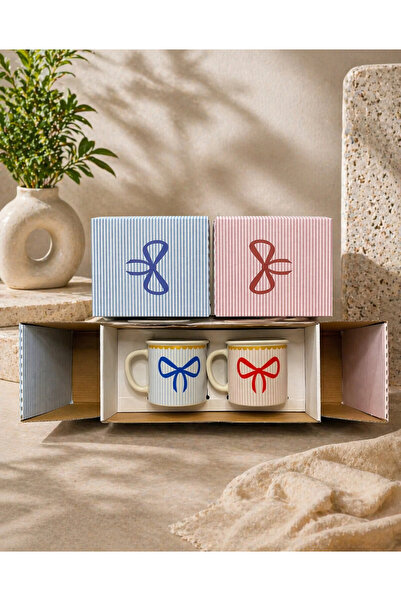 LinkaHome 2-Piece Concept Pigeon Premium Porcelain Mug Set with Gift Box