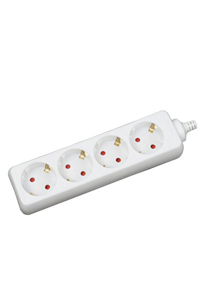 Inlet Prelungitor 1.5m 4 prize, alb, Inlet, PRELUNGITOARE