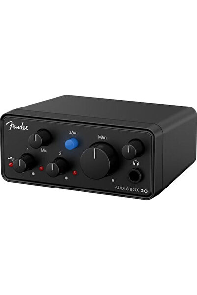 FENDER AudioBox Go Εξωτερική Επαγγελματική Κάρτα Ήχου με Σύνδεση USB
