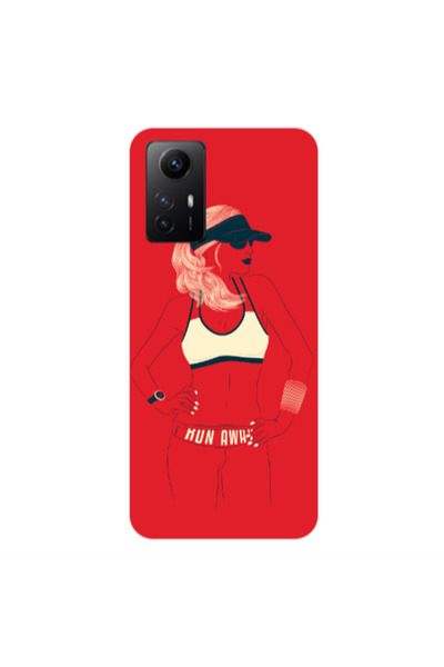 Other Xiaomi Redmi Note 12s Run away Transparent Silicone TPU Θήκη