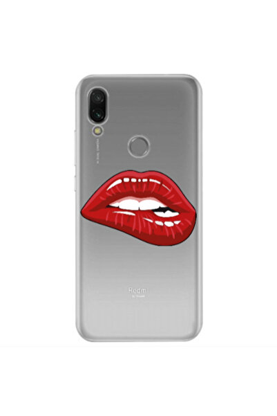 Other Xiaomi Redmi Note 7 Shiny Lips Transparent Silicone TPU Θήκη