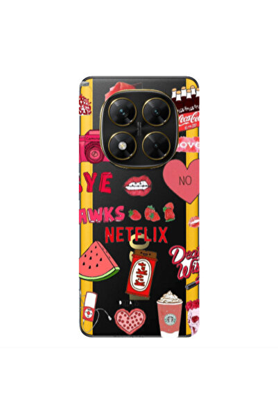 Other Xiaomi Poco X7 pizza is my valentine Transparent Silicone TPU Θήκη