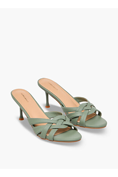 Flora Bella by Shoexpress Women Flared Heel Slip-On Sandals