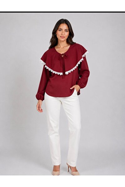 Azda Shirt, Baby Collar Women's Shirt