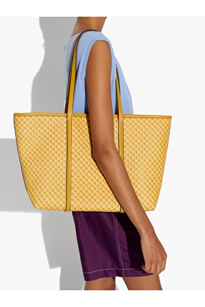 PARFOIS Kadın İçi Çıkarılabilir Desenli Shopper Çanta