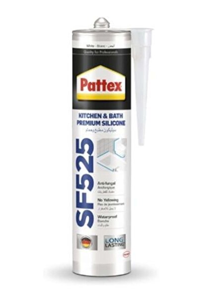Pattex German Silicone Paste Healthy Anti-Fungal and Yellowing White Color SF...