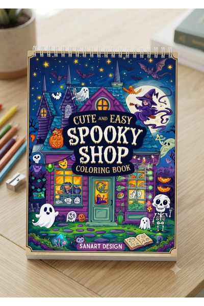 SPOOKY SHOP BOYAMA KİTABI 30 sayfa