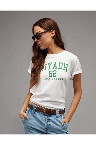 AMERICAN EAGLE تي شيرت AE Everyday Destination Graphic