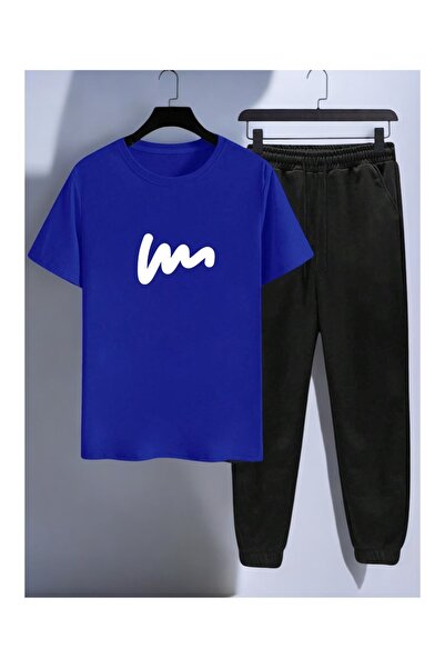 ship master Summer Collection New Arrival T-Shirt & Shorts Set Printed Patter...