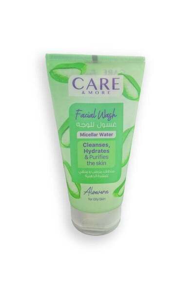 Care & More منظف للوجه بخلاصة الصبار الطبيعي اللطيف الذي يركز على تفتيح البشر...