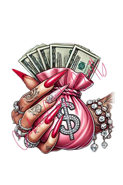 MegaSticker Rich Girl Sticker for Car, Motorcycle, Helmet, Laptop, Glass Stic...