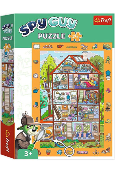 Trefl Puzzle de observație Spy Guy Acasă 24 de piese